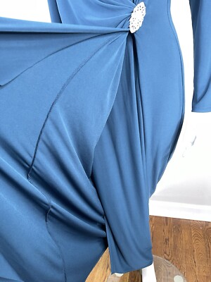 お値下げ‼️LAUREN RALPH LAUREN evening マキシ丈 Lauren Ralph Lauren Blue Womens size 12 Evening Dress Wrap