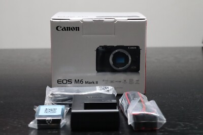 Canon EOS M6 Mark II Zubehör inkl. unbenutzter Original-Akku LP-E17