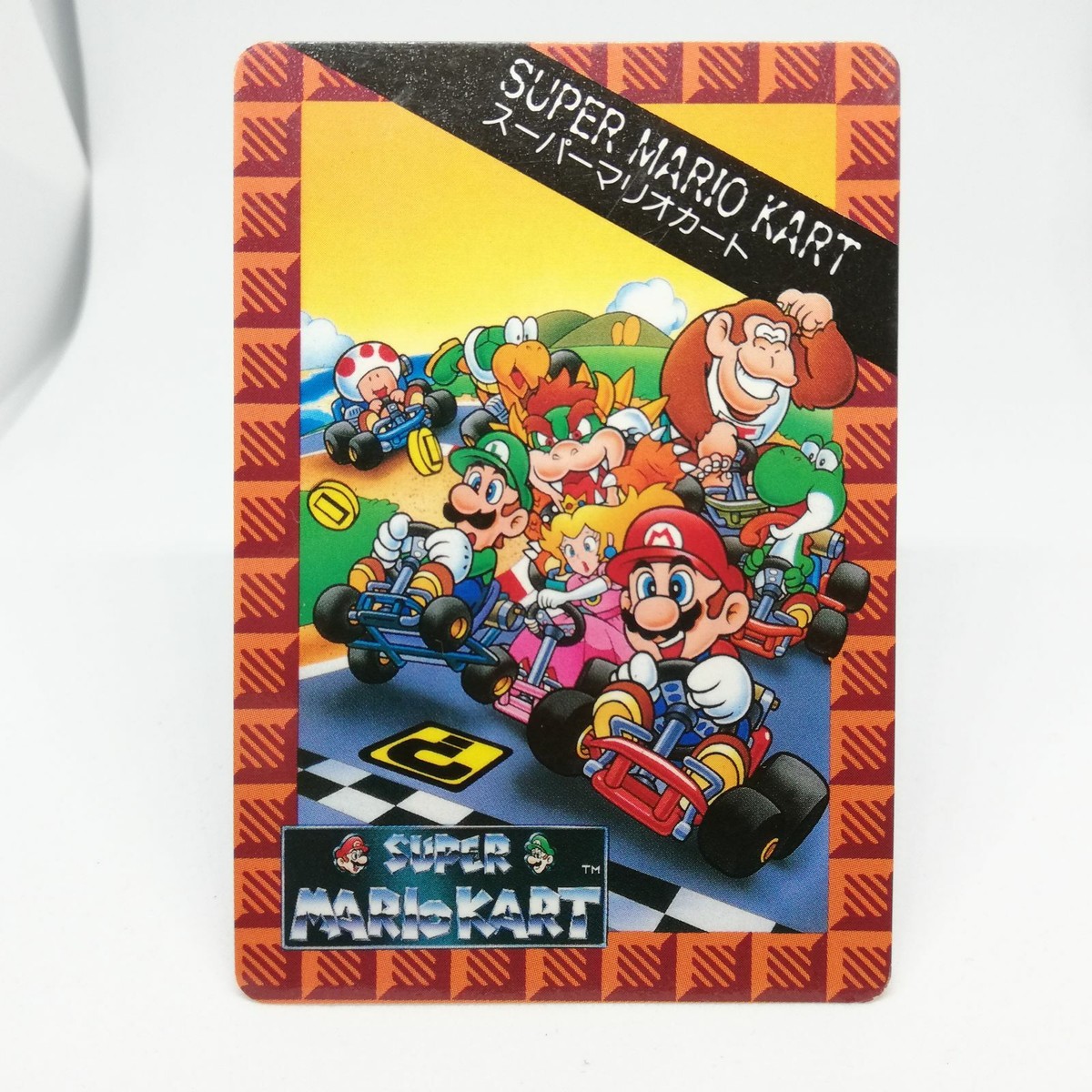 SUPER Mario Kart Grand Prix CARD Nintendo Japan SFC SNES 1991 | eBay