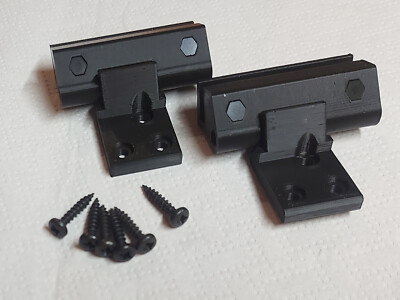 2x YAMAHA YP-D3 YP D3 - Turntable Dust Cover Hinge Hinges LID - FIXED VERSION