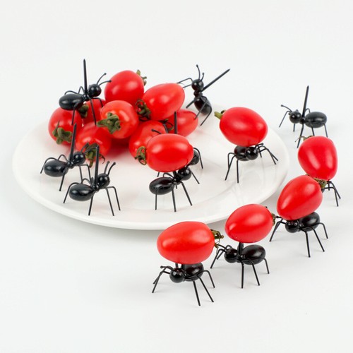 Ant Toothpicks Fruit Dessert Fork - Picture 4 of 8