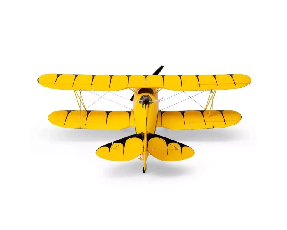 E-flite EFlite UMX Waco BNF Basic Electric RC Airplane 550mm Yellow EFLU53550Y - Image 3 of 4
