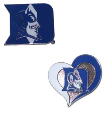 Duke Blue Devils Lapel Pins About 1" NCAA Licensed Choose your designs