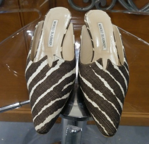 manolo blahnik zebra
