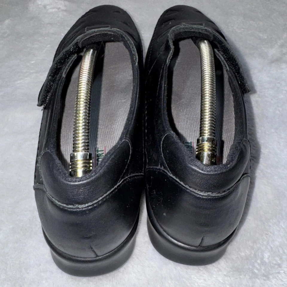 Zapatos mocasines SAS Tripad Comfort Roamer de cuero negro con correa en T para mujer EE. UU. 9,5 Foto 3 de 4