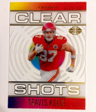 Travis Kelce 2021 Panini Illusions Football Clear Shots Acetate #CS-9 KC Chiefs