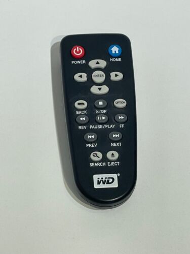 WD Remote Control OEM Western Digital WD WDTV HDTV TV Live Plus Media - Picture 1 of 3
