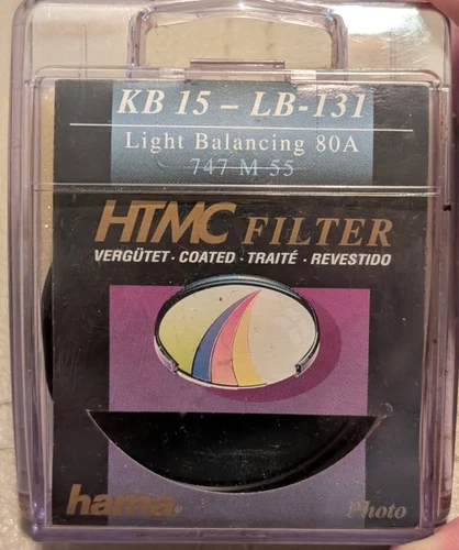 HTMC Filter KB 15 - LB-131 Light Balancing 80A 747 M 55