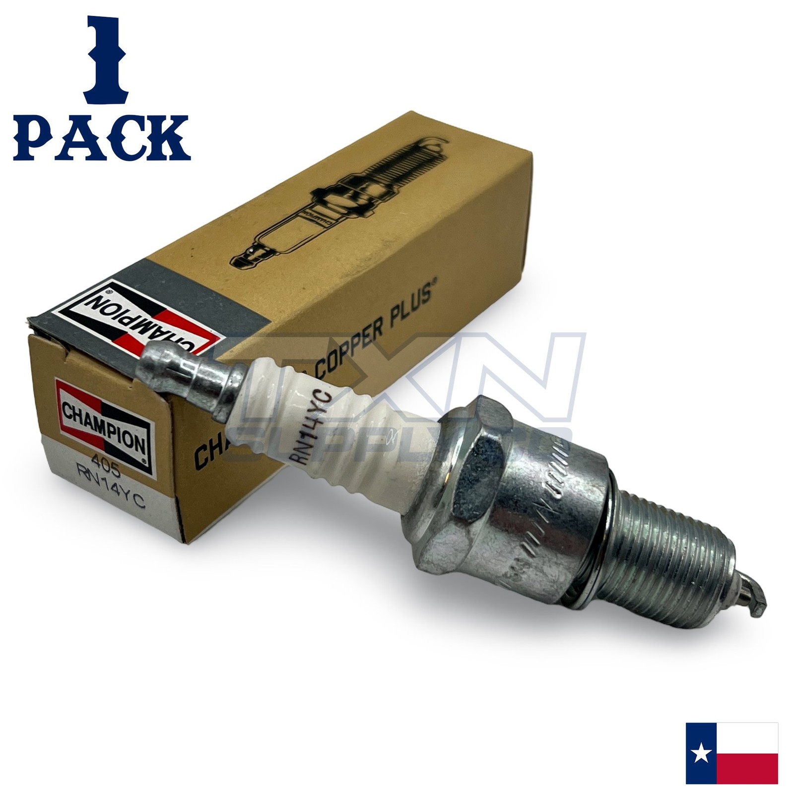 Champion 405 Copper Plus Spark Plug RN14YC - 1 Pack