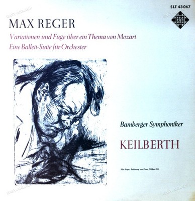 Max Reger / Keilberth - Variationen Und Fuge Über Ein Thema Von Mozart LP .*