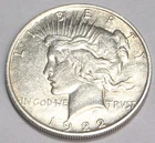 1922 D Peace Dollar XF condition #125