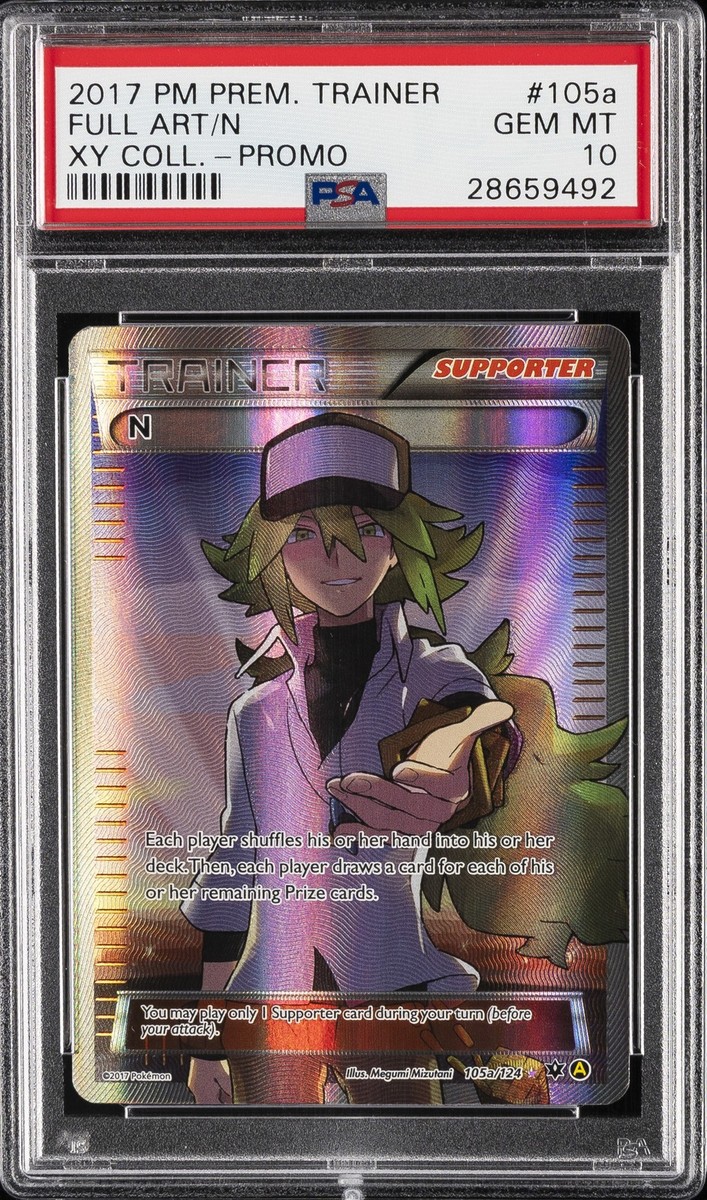 2017 POKEMON PREMIUM TRAINER XY COLLECTION PROMO #105A FULL ART/N
