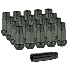 Lug Nuts Stahl M12x1,5 Radmuttern Titan für Honda Toyota Lexus Mazda Ford