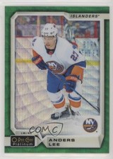 2018-19 O-Pee-Chee Platinum Emerald Surge 4/10 Anders Lee #59 0c3