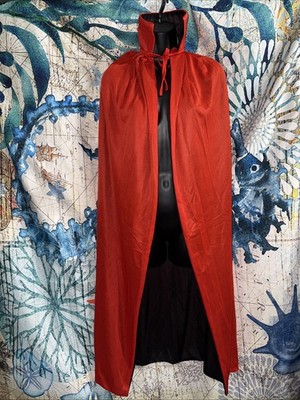 New Red Collared Cape Child s One Size Long Length