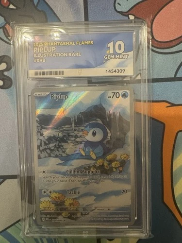 Pokemon Phantasmal Flames Piplup 098/094 Ace 10. Perfect Subgrades