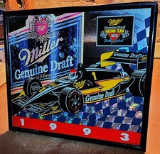 Miller Genuine Draft Grand Prix Bobby Rahal #1 Indy Car Mirror 1993