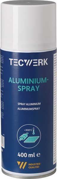 Aluminiumspray B.+300Gradc (Kurzzeitig) Mattsilber 400Ml Spraydose Tecwerk-image