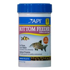 API BOTTOM FEEDER PELLETS WITH SQUID Fish Food 4.0-Ounce 4 Ounce Pack of 1 