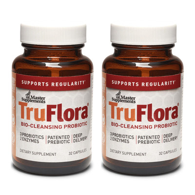Master Supplements Truflora - 32 Capsules Pack Of 2 - Blend Of Probiotics