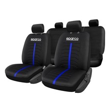 Sitzbezüge Schonbezüge für Ford Focus Auto Sitzbezug Schwarz Blau 5x Set