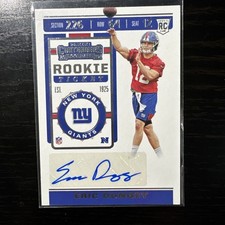2019 Panini Contenders Rookie Auto Giants Eric Dungey 