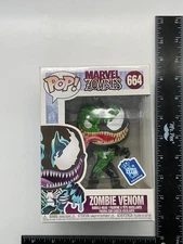 Funko Pop! Marvel: Zombie Venom #664 GameStop SUNWASHED BOX SEE PICS -CN F2
