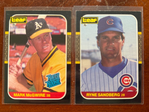 Mark McGwire #46 1987 Leaf card