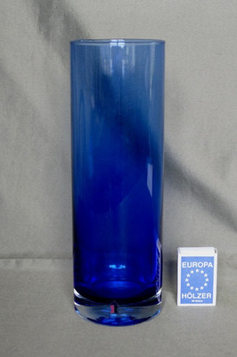 Vintage / Vase Stangenvase Riihimäki Lasi Oy Suomi Finnland Glas Blumenvase