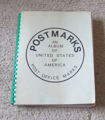 1971 POSTMARKS An Album of United States of America Post Office Mark Some Stamps