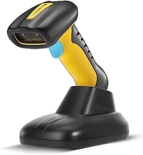 Netum NT-1200 Upgraded QR Industrial Bluetooth Barcode Scanner with Charger New