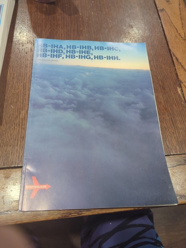 1976 SWISSAIR AIRLINES PROFILE BROCHURE DC-10-30 as a Cargo Aircraft