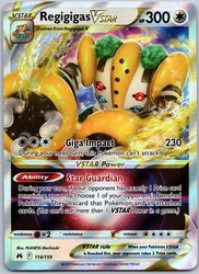 Regigigas VSTAR 114/159 Crown Zenith Ultra Rare Holo