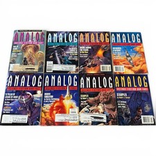 Analog Science Fiction  Fact Magazines Lot of 8 1995  1996 Sci-Fi Digest