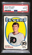 1971 O-Pee-Chee #114 Bobby Clarke HOF  PSA 8 NMMT C104520