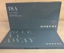 Morphe 18A Blue Ya Away Eyeshadow Palette, 18 Shades, NIB