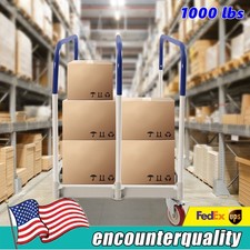 Max 1000 lbs Steel Panel Truck W/Swivel Casters 39