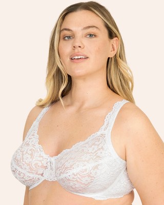Smart & Sexy Women's Plus Size Signature Lace Unlined Underwire Bra 40C