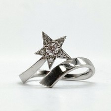 Anello Chanel diamante naturale oro bianco 2339739