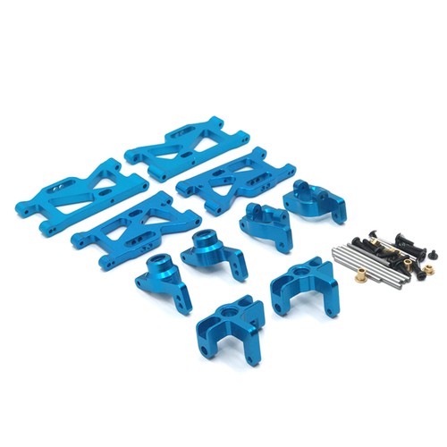 Ensemble Bras Avant Arrière Pour Wltoys 124016 124017 124018 124019 RC Voiture E - Photo 3/17