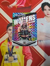 2025 Topps Chrome WWE Women's Division Neon Green Geometric Izzi Dame /125