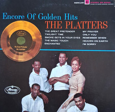 The Platters Encore of Golden Hits Vintage 12" Vinyl 33 RPM LP Record Album 1970