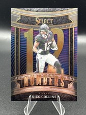 2025 Panini Select - Select Numbers Nico Collins #8