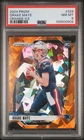 Drake Maye 2024 Panini Prizm #329 Orange Ice Drake Maye PSA 8 NM-MT