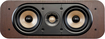 Polk Sig Elite ES30 walnut center channel speaker