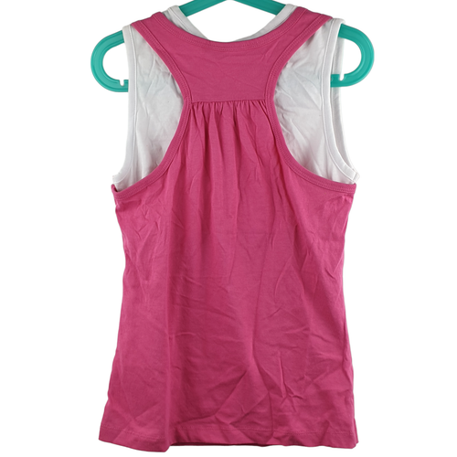 NEW Disney HIGH SCHOOL MUSICAL 3 Girl Top Cotton Summer Size 7 PINK WHITE 2008 - Picture 5 of 9