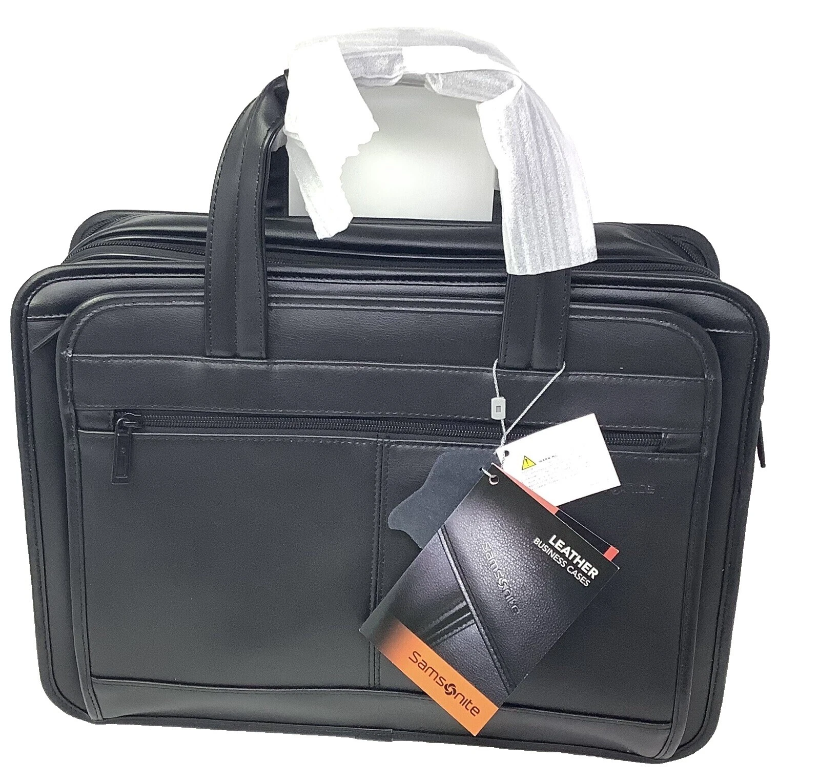 Кожаные черные чехлы и сумки для ноутбуков Samsonite