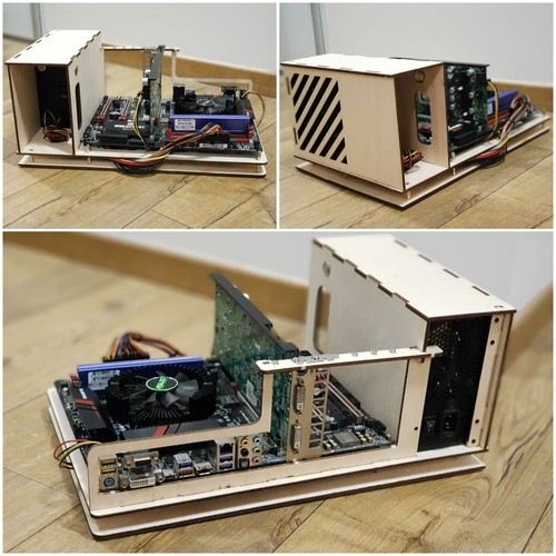 OPEN PC Case - W-CASE 1 ATX / Hand made / Test bench / RAW HARDWARE - Zdjęcie 9 z 23