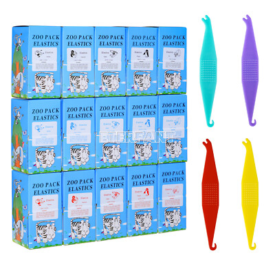 5000PCs ETERFANT Dental Ortho Rubber Bands Elastics Latex 3.5/5.0/6.5oz/Placer