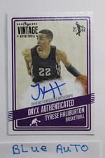 2021 TYRESE HALIBURTON Onyx AUTO Blue ink Vintage #VATH  Iowa State Kings Pacers